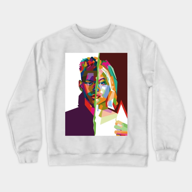 wpap cloack and dagger Crewneck Sweatshirt by pucil03